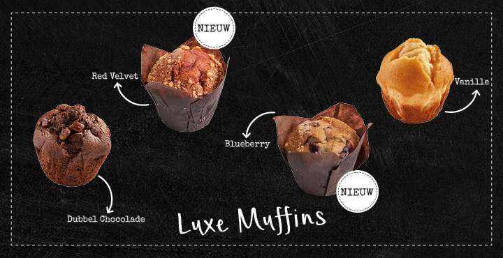 De lekkerste Muffins bij 't Stoepje bakker John de Graaf!