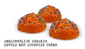 Oranje Crème Gebakjes
